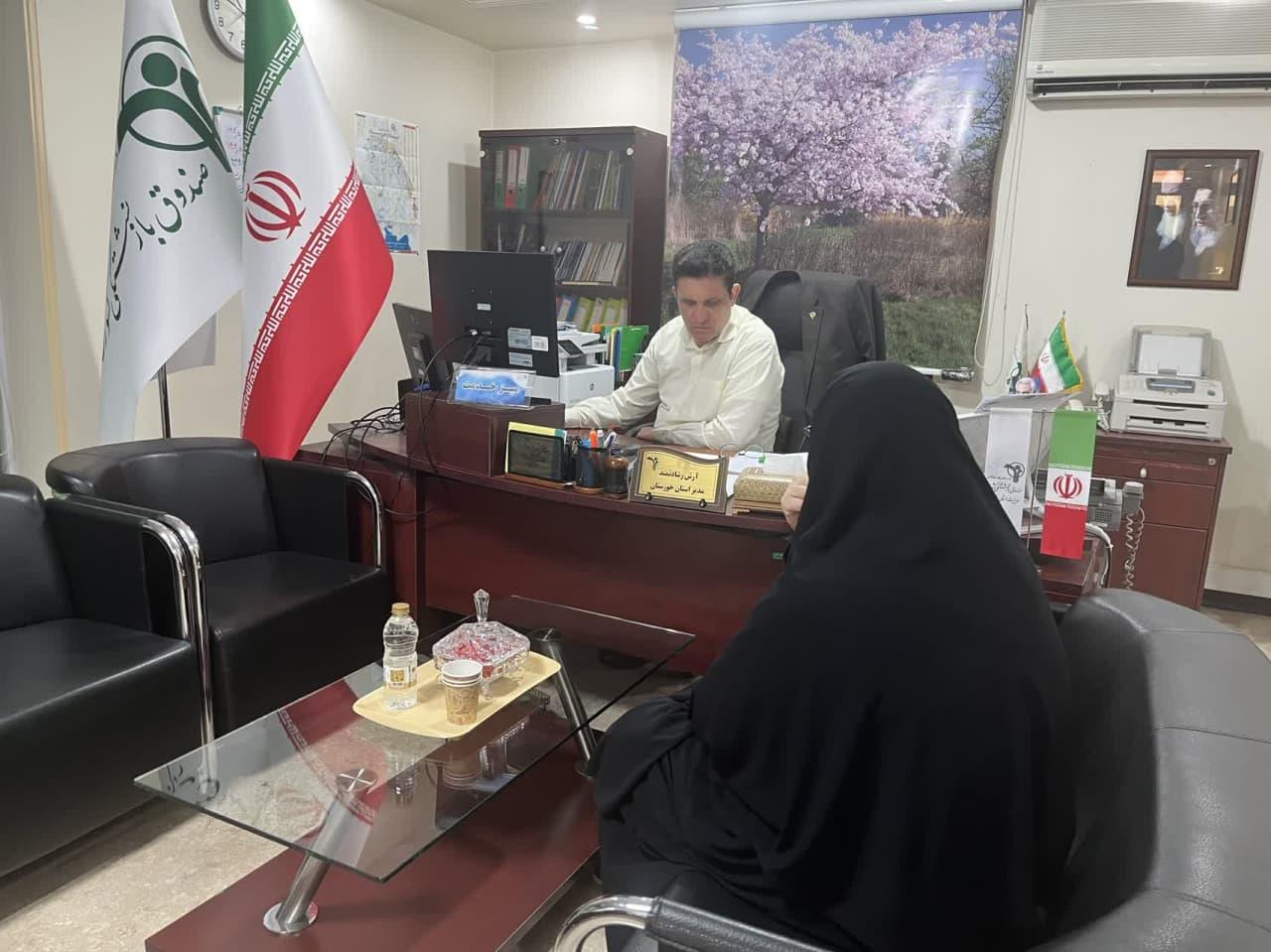 میز خدمت مدیر صندوق استان آرش رشادتمند