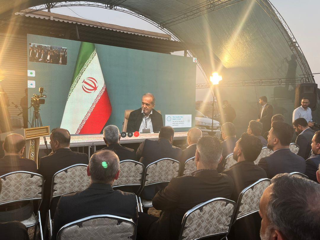 آرش رشادتمند - صندوق بازنشستگی کشوری - کلنگ زنی - آیین افتتاح - استاندار خوزستان - پزشکیان - رئیس جمهور