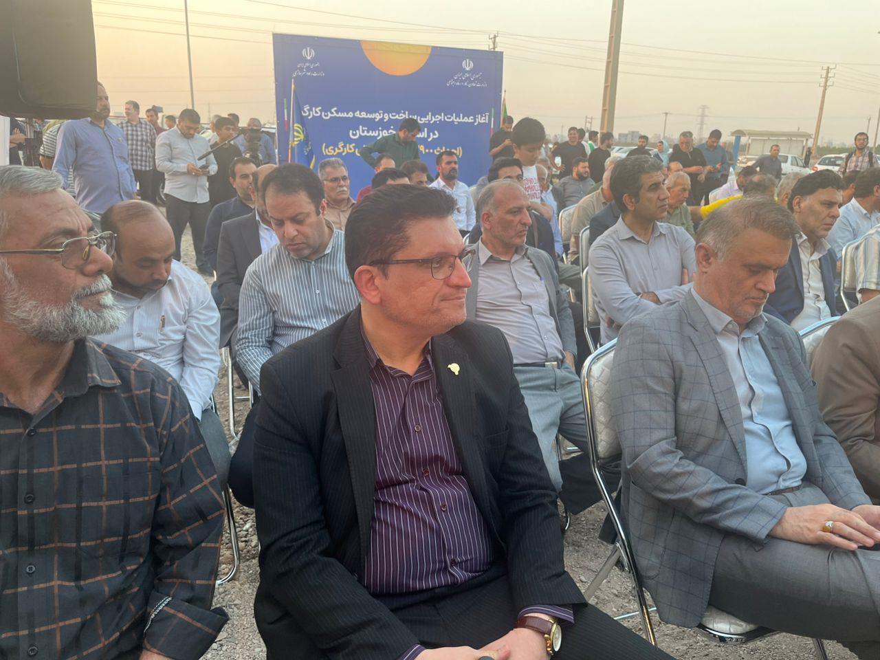 آرش رشادتمند - صندوق بازنشستگی کشوری - کلنگ زنی - آیین افتتاح - استاندار خوزستان - پزشکیان - رئیس جمهور