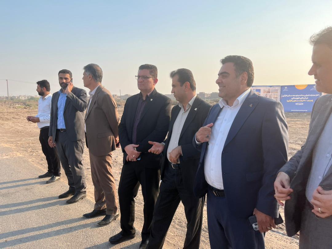 آرش رشادتمند - صندوق بازنشستگی کشوری - کلنگ زنی - آیین افتتاح - استاندار خوزستان - پزشکیان - رئیس جمهور