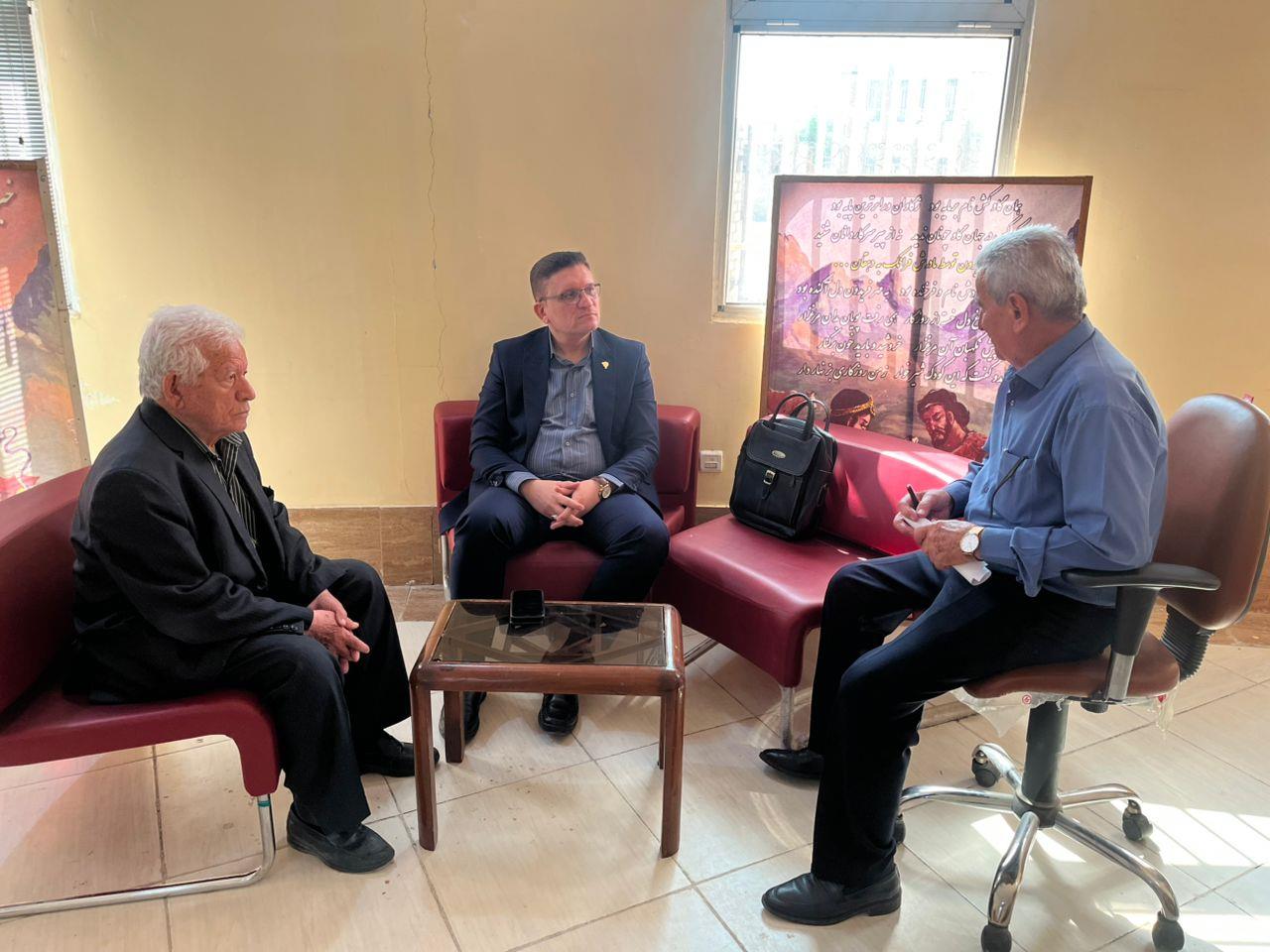 بازدید از خانه امید دزفول و اندیمشک - محمدحسن خردمند - آرش رشادتمند - هوشنگ کیانپور