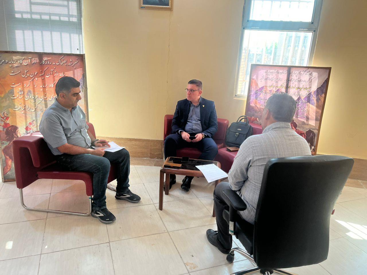 بازدید از خانه امید دزفول و اندیمشک - محمدحسن خردمند - آرش رشادتمند - هوشنگ کیانپور