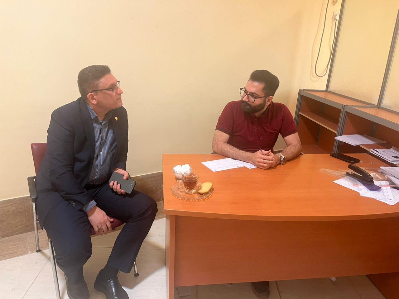 آرش رشادتمند - بیمه دانا - اندیمشک - خانه امید - صندوق بازنشستگی کشوری - استان خوزستان