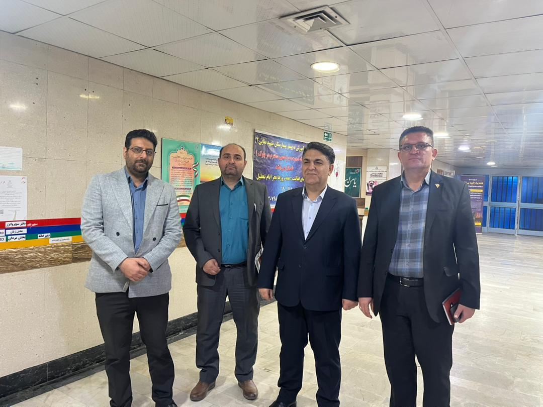 بازدید بیمارستان - رشادتمند - نظری - بازنشستگی - بیمه دانا