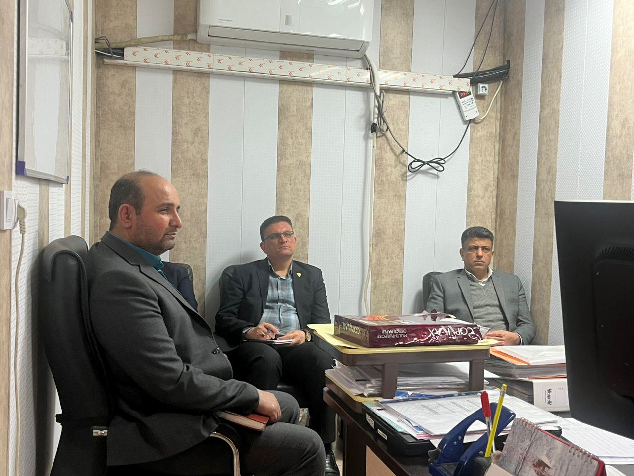 بازدید بیمارستان - رشادتمند - نظری - بازنشستگی - بیمه دانا