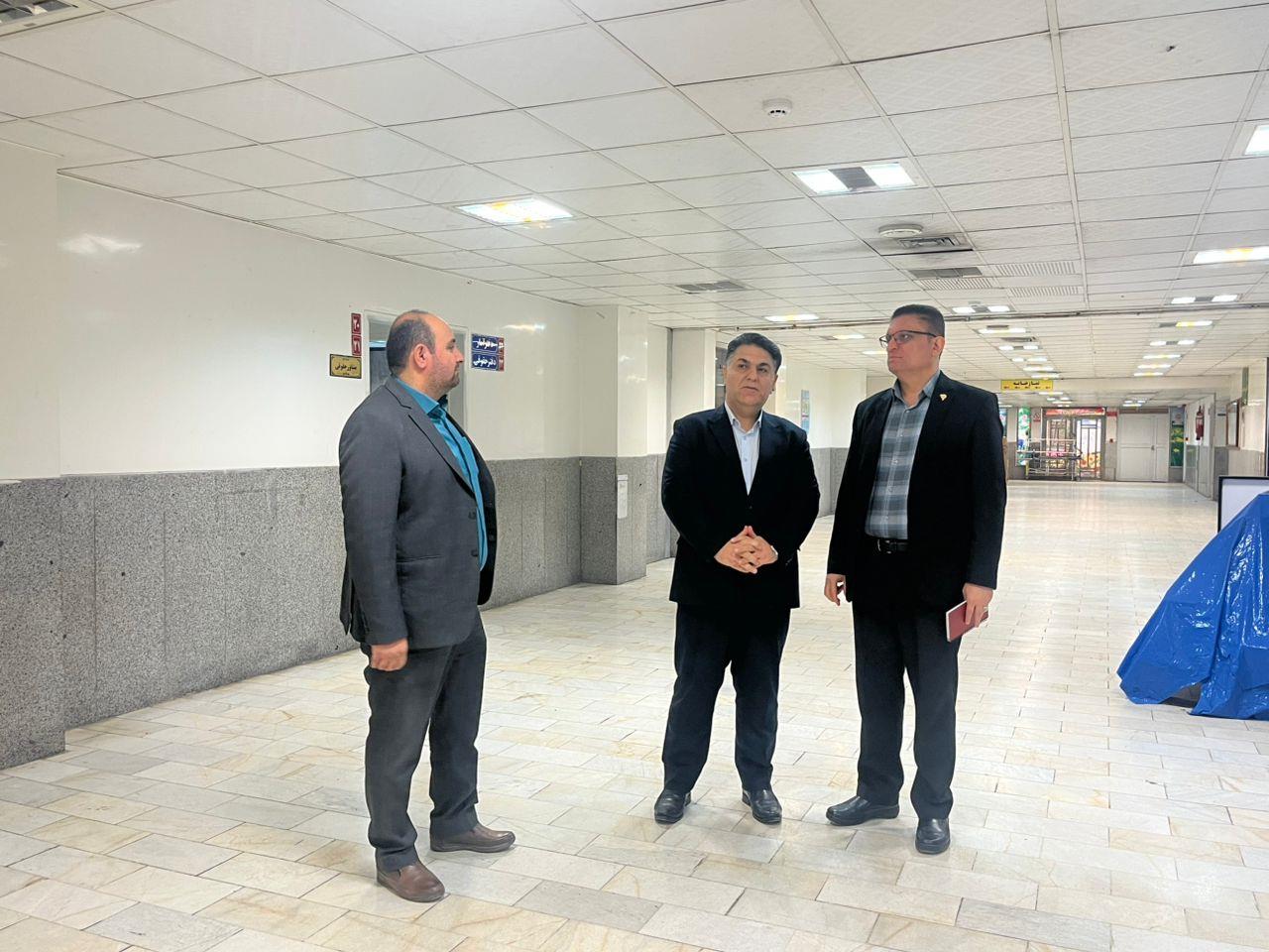 بازدید بیمارستان - رشادتمند - نظری - بازنشستگی - بیمه دانا