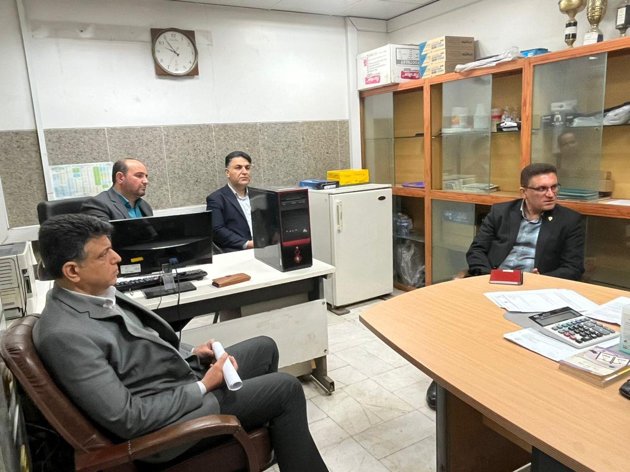 بازدید بیمارستان - رشادتمند - نظری - بازنشستگی - بیمه دانا