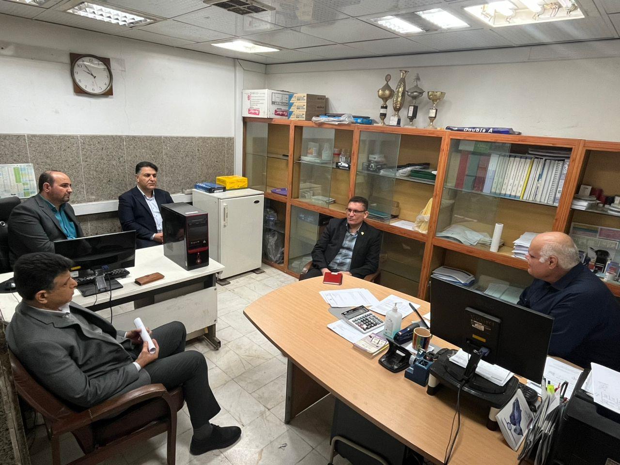 بازدید بیمارستان - رشادتمند - نظری - بازنشستگی - بیمه دانا