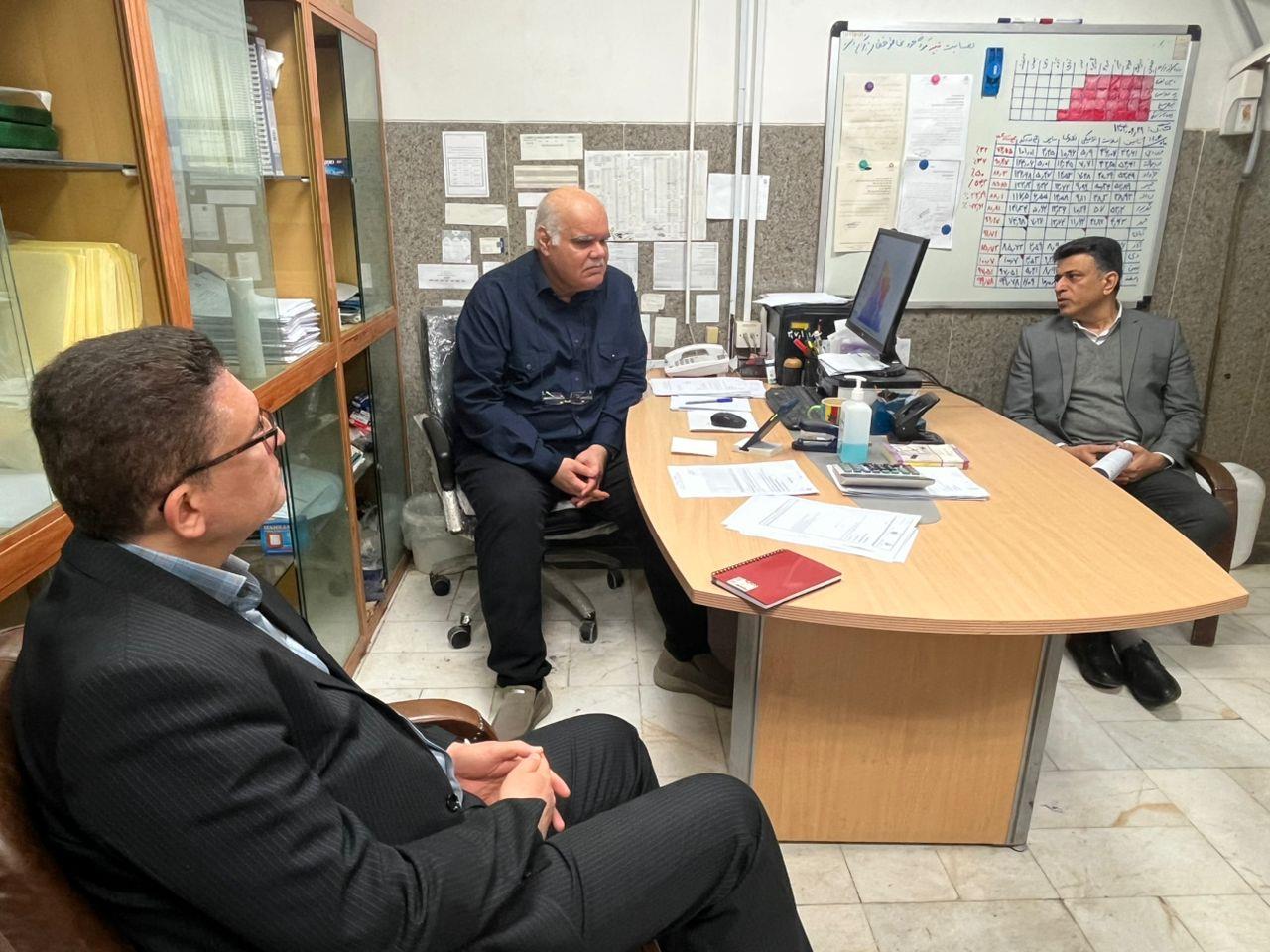 بازدید بیمارستان - رشادتمند - نظری - بازنشستگی - بیمه دانا