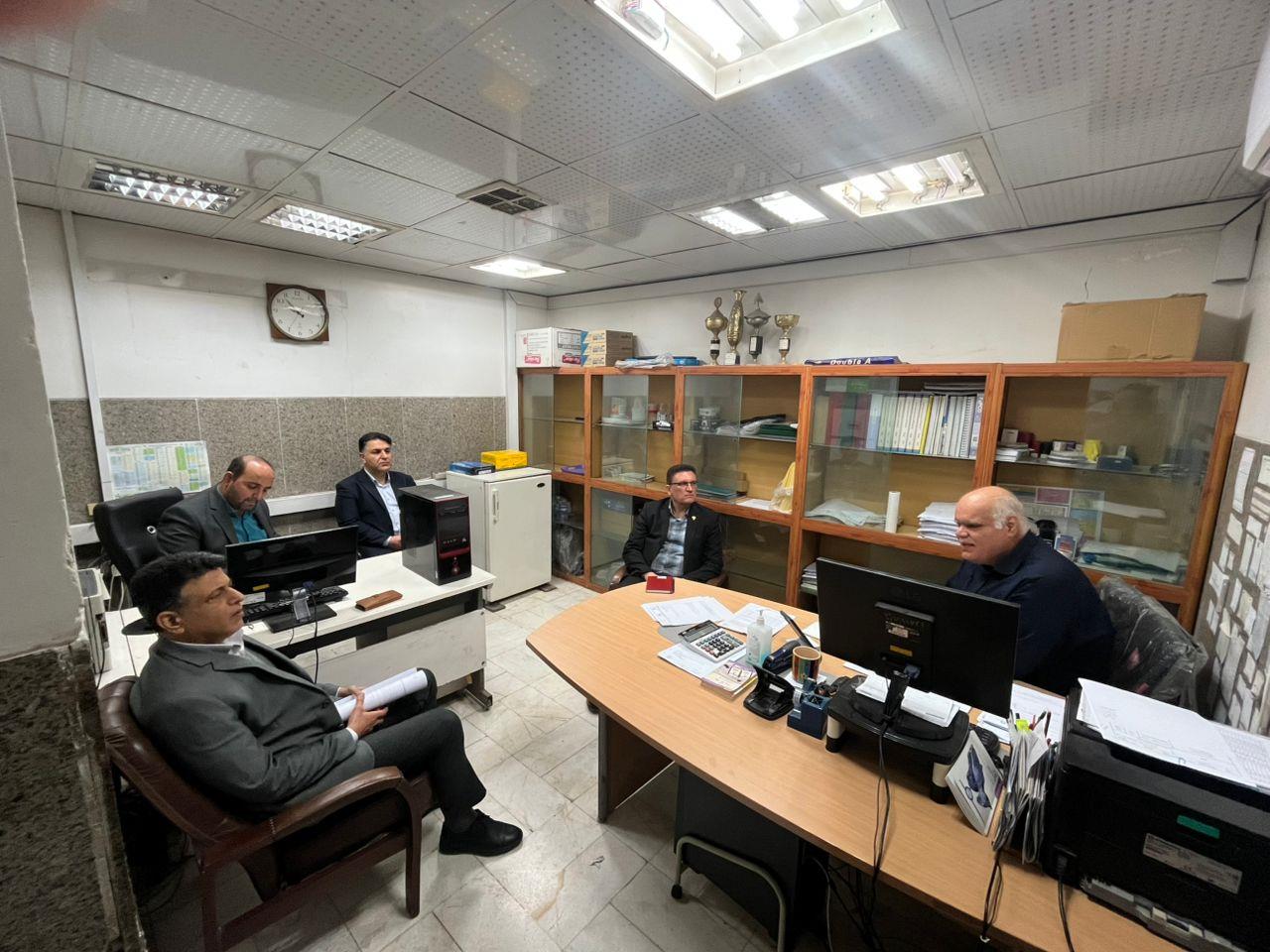 بازدید بیمارستان - رشادتمند - نظری - بازنشستگی - بیمه دانا