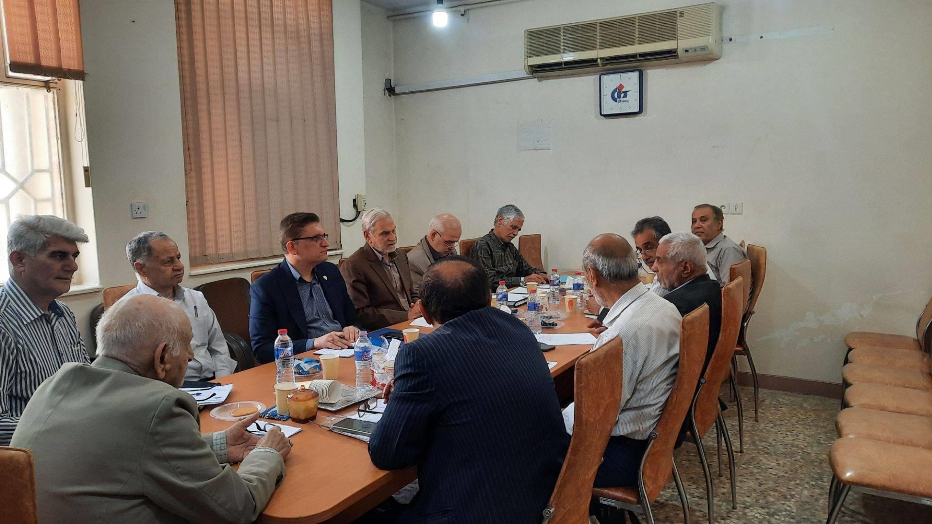 جلسه کانون های بازنشستگی - بیمه دی - آرش رشادتمند - عبدالرحیم ناطقی - عباس اسکندری