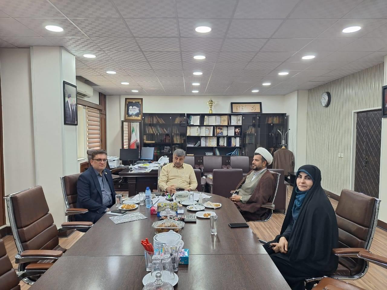 دیدار و گفتگوی مدیر صندوق بازنشستگی استان با معاونان استاندار خوزستان
