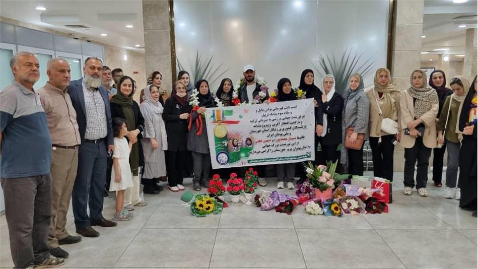 استقبال از ملی ورزشکاران تیم ملی پتانک و بولس بازنشسته کشوری استان خوزستان