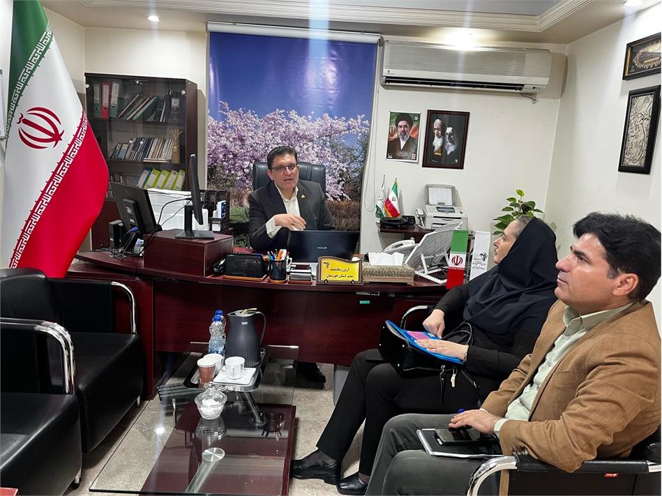 بازدید و ارزیابی روند فعالیت سامانه فواد ۱۲۸ در صندوق بازنشستگی استان خوزستان